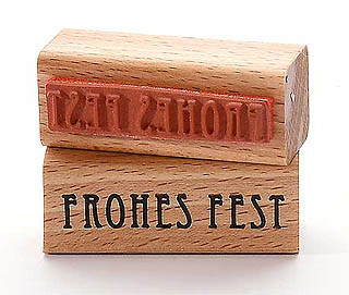 Stempel "C" Frohes Fest